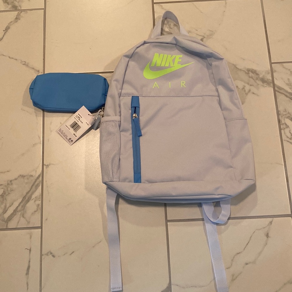 Nike Elemental Unisex Kids School Backpack Pencil Case 20L Volt BA6032-086